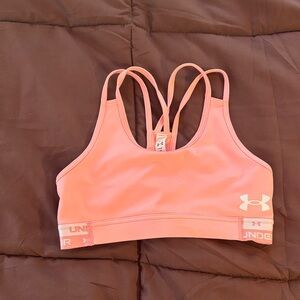 Under Armour Coral Double Strap Sports Bra